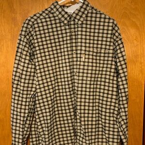 Columbia Men's Plaid Button-Down Shirt – Size Large (Like New)